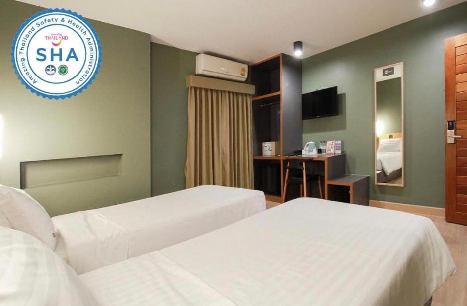 Hotel Mybed Ratchada Bangkok Exterior foto